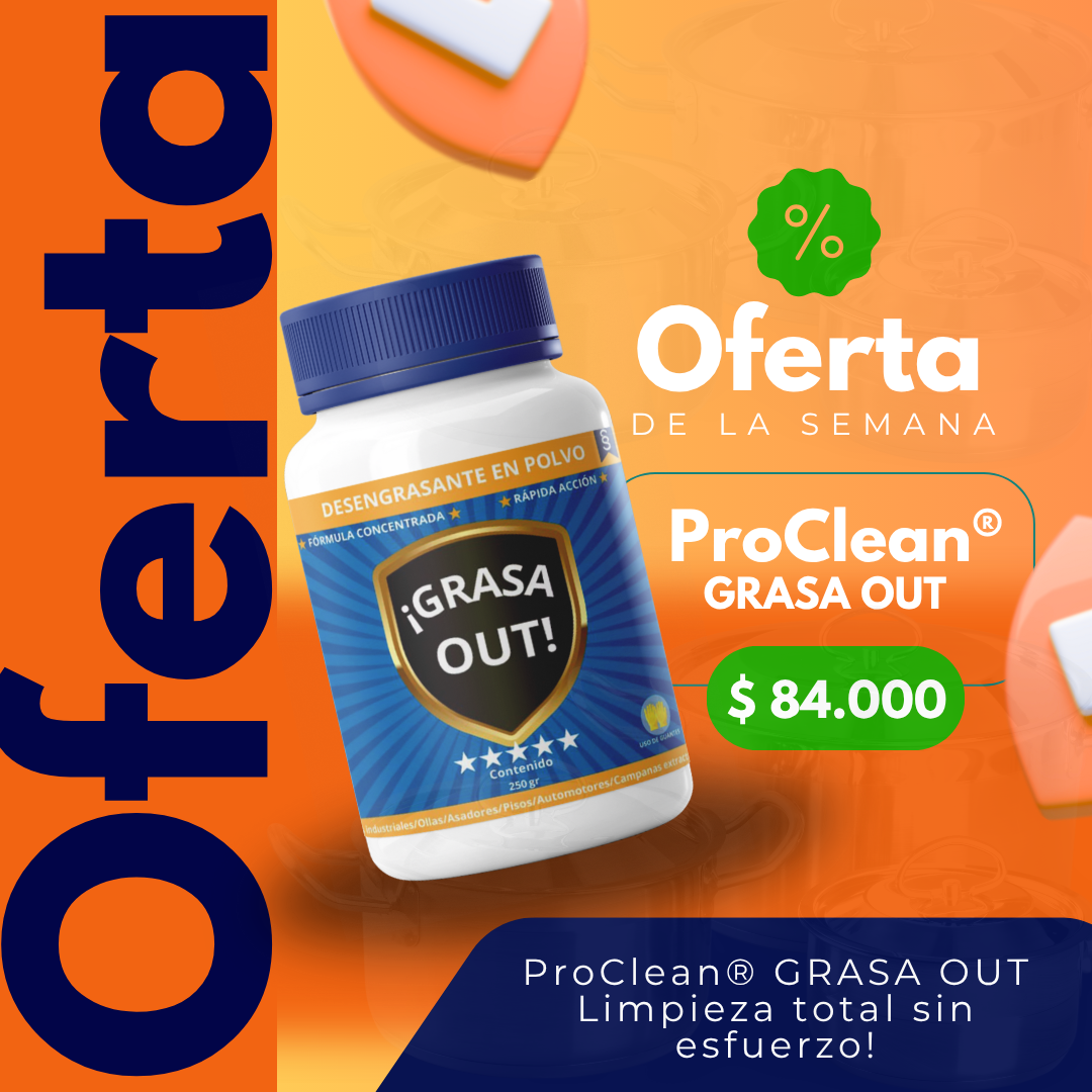 ProClean® GRASA OUT 💥¡ELIMINA LA GRASA MÁS DIFÍCIL SIN ESFUERZO!💥