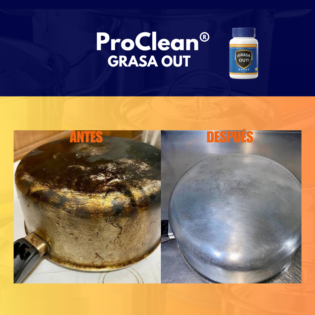 ProClean® GRASA OUT 💥¡ELIMINA LA GRASA MÁS DIFÍCIL SIN ESFUERZO!💥
