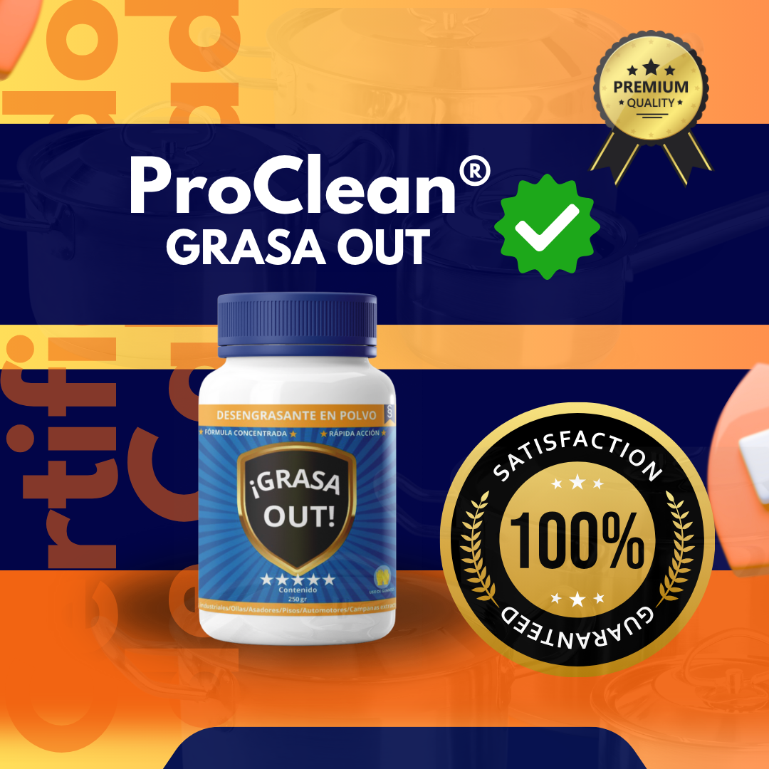 ProClean® GRASA OUT 💥¡ELIMINA LA GRASA MÁS DIFÍCIL SIN ESFUERZO!💥